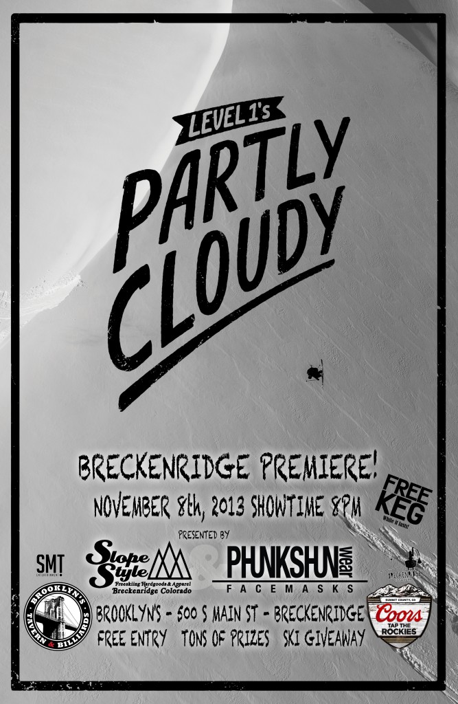 PARTLY CLOUDY POSTER