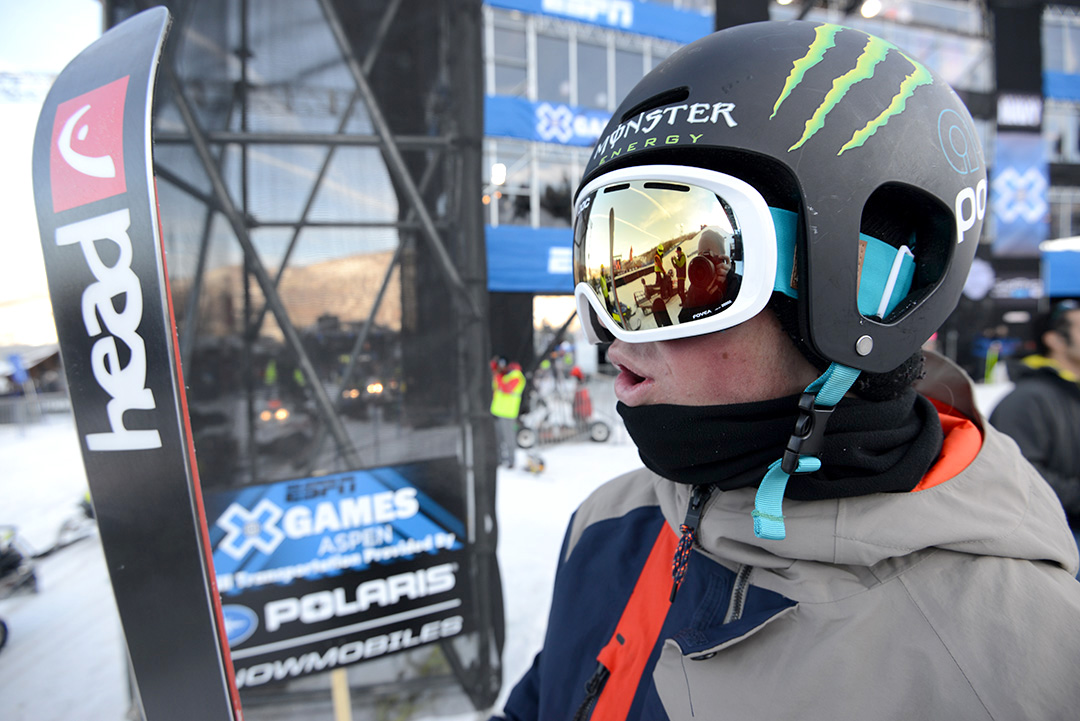 Pro skier Aaron Blunck at the 2015 Winter X Games