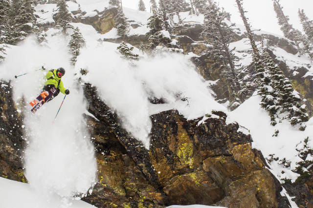 Pro skier Jake Teuton shot by Jeff Cricco