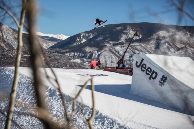 Pro skier Oscar Wester at the 2015 Winter X Games