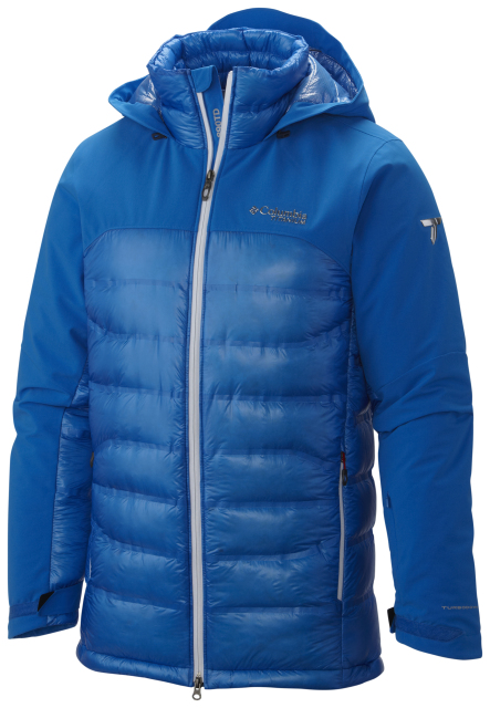 Columbia men's heatzone 1000 turbodown hooded ski jacket