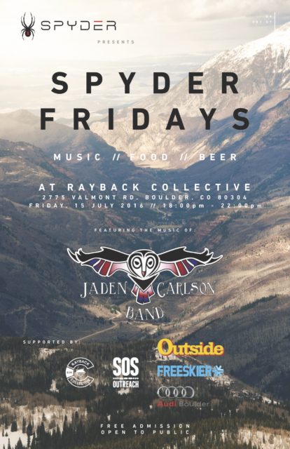 Spyder Fridays - Poster (CMYK Flat)
