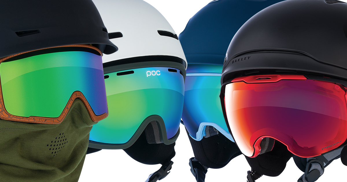 The top helmet-goggle combinations of 2017