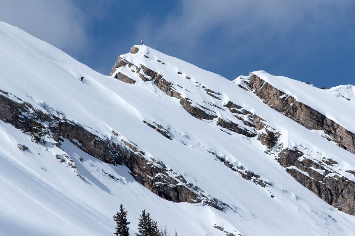 Duncan Adams finds a clean sheet in the Utah backcountry.