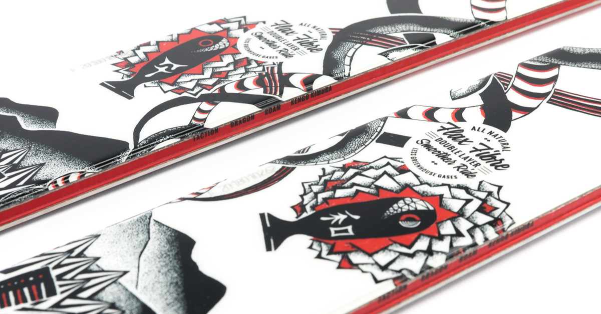 Faction Skis, Dragon Alliance team up with Japanese artist Kengo