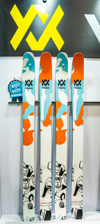 Skier Ski Lift Sticker Decal 2.5" Salomon Rossi Blizzard Skis Die Cut Volkl XO 