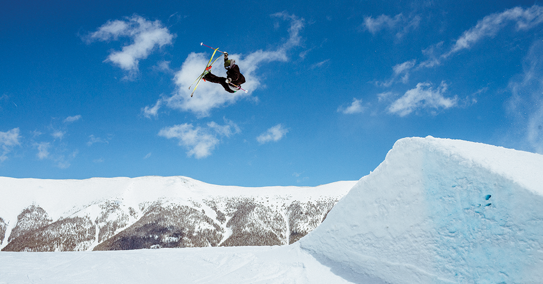 Park skiing